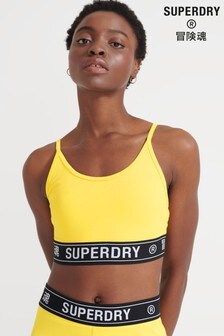 Superdry Yellow Sport Training Logo Bra (272851) | ₪ 116