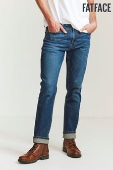 FatFace Blue Mid Wash Denim Slim Jeans (273266) | $101