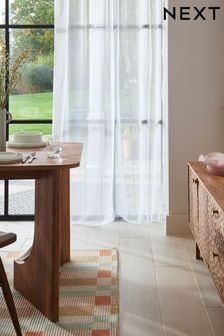 Stripe Voile Slot Top Unlined Sheer Panel Curtain (273498) | NT$710 - NT$870