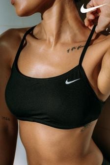 Góra bikini z łączonymi na plecach ramiączkami Nike Swim Essential (274362) | 200 zł