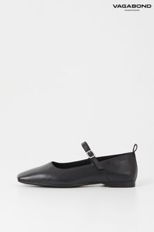 حذاء أسود بشريط عبر مشط القدم Delia من Vagabond (274419) | 574 ر.س