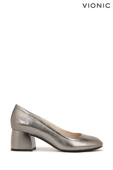 Серый - Vionic Leather Carmel Court Shoes (274431) | €172