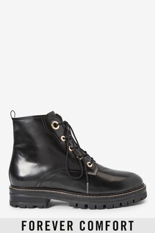 Bottes épaisses à lacets et détail œillet Forever Comfort®