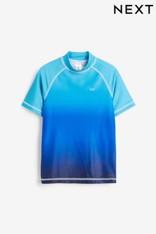 Blue Ombre Short Sleeve Sunsafe Rash Vest (1.5-16yrs) (276437) | KRW21,300 - KRW34,200