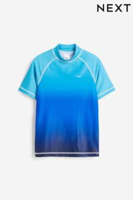 Blue Ombre Short Sleeve Sunsafe Rash Vest (3-16yrs) (276437) | €13 - €20