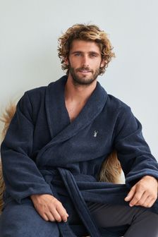 Cotton Towelling Dressing Gown