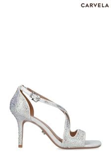 銀灰色 - Carvela Silver Symmetry Jewel Sandals (277830) | NT$6,950