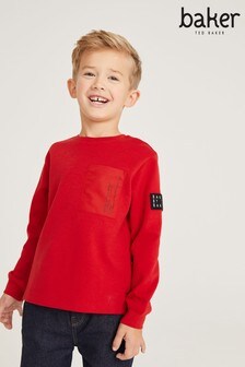 Red - Baker By Ted Baker Long Sleeve T-shirt (278535) | KRW29,600 - KRW36,100