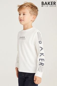 Weiß - Baker by Ted Baker T-Shirt mit langen Ärmeln (278983) | 24 € - 30 €