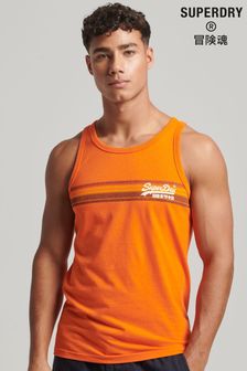 Superdry Orange Vintage Logo Cali Vest (279186) | ₪ 116