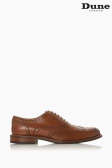 Dune London Pollodium Brown Leather Heavy Brogue Shoes (279304) | 155 €