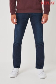 Replay Mens Grover Straight Fit Jeans (279613) | ₪ 309