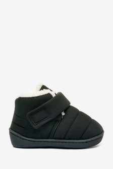 Tracolla nera trapuntata - Stivali a pantofola con interno caldo (280226) | €16 - €19