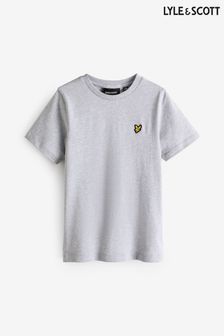 Hellgrau meliert - Lyle & Scott Essentials T-Shirt mit Rundhalsausschnitt für Jungen​​​​​​​ (280248) | 28 € - 34 €