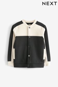 乳白色/黑色拼色 - 時尚短夾克 (3-16歲) (280506) | NT$890 - NT$1,110