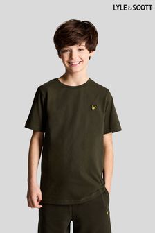 Olivengrün - Lyle & Scott Essentials T-Shirt mit Rundhalsausschnitt für Jungen​​​​​​​ (280830) | 28 € - 34 €