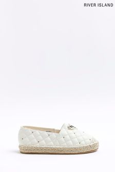 Boys white espadrilles shop