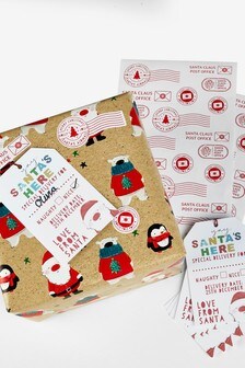North Pole Tags And Stickers Set