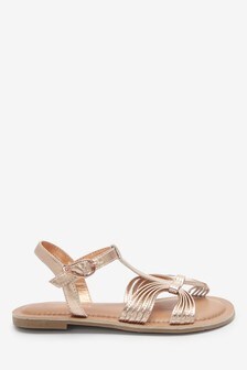 Girls' Clearance Sandals Gold Footwear 