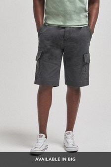 Short cargo haut de gamme fini lavé