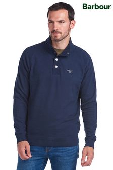 Marineblau - Barbour® Sweatshirt mit kurzer Druckknopfleiste (282080) | 114 €