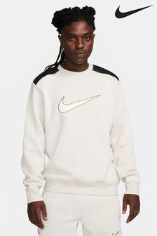 Creme/Schwarz - Nike Sportswear Rundhals-Sweatshirt mit Farbblockdesign (282176) | 92 €