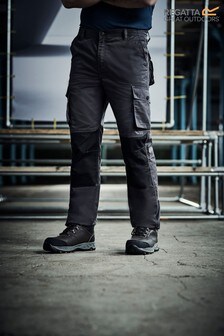 Regatta Grey Heroic Workwear Cargo Trousers (282243) | ₪ 182