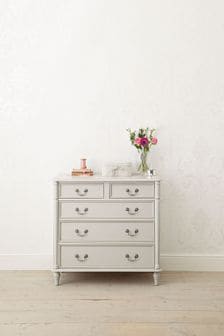 Laura Ashley Dove Grey Clifton 2+3 Drawer Chest (282257) | €989.50
