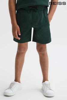 Reiss Emerald Robin Senior Textured Drawstring Shorts (282745) | AED202