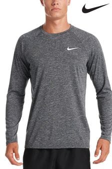 Nike Grey Nike Long Sleeve Hydroguard Rash Vest (282909) | Kč1,430