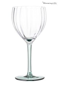 Bloomingville groen Ragna wijnglas (283183) | €13