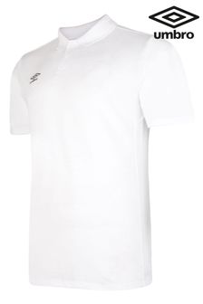 Белый с хромированной отделкой - Рубашка поло Umbro Club Essential (283478) | €27