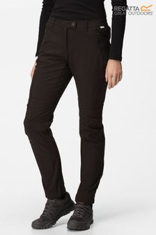Czarne spodnie damskie Regatta Highton (283647) | 132 zł