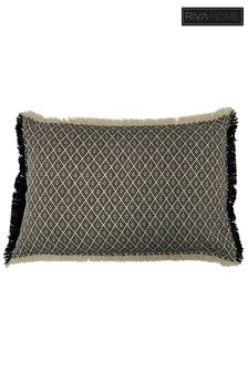 Riva Paoletti Monochrome Tangier Woven Rectangular Polyester Filled Cushion (283726) | €26