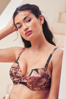 Wrap Front Shape Enhancing Bikini Top