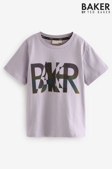 Baker by Ted Baker Purple Graphic T-Shirt