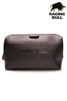 Raging Bull Brown Leather Wash Bag (286552) | 64 €