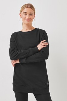 Black Longline Sweatshirt (287299) | kr240