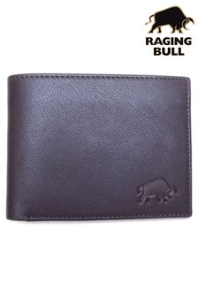 Raging Bull Brown Leather Coin Wallet
