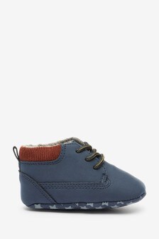 Navy Baby Pram Shoes (0-24mths) (287625) | $15