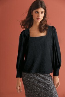 Volume Sleeve Top