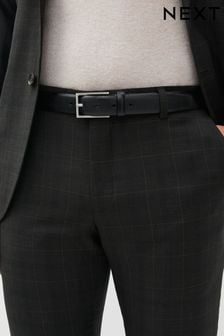 أسود - حزام جلد رسمي (288506) | د.ك 5