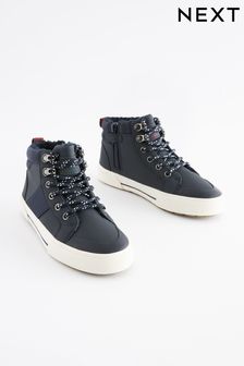 Granatowy - Sznurowane buty z wysoką cholewką Thinsulate™ (288835) | 112 zł - 143 zł