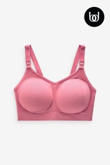 Bravado Pink Nursing Body Silk Seamless Sustainable Full Cup Nursing and Maternity Bra (289079) | $62