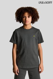 Gris plomo - Camiseta con cuello redondo básica para niño de Lyle & Scott (289095) | 25 € - 31 €