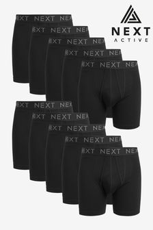Black 10 pack Sports Longer Length A-Fronts (289208) | 64 €