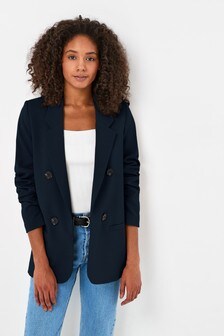 Relaxed Double Breasted Blazer