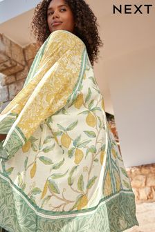 Lemon Tree - Morris & Co. Longline Kimono Cover-up (289682) | kr620