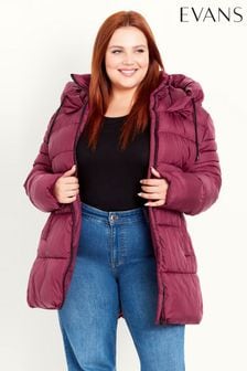 Manteau matelassé Evans Rouge À capuche (290047) | €50