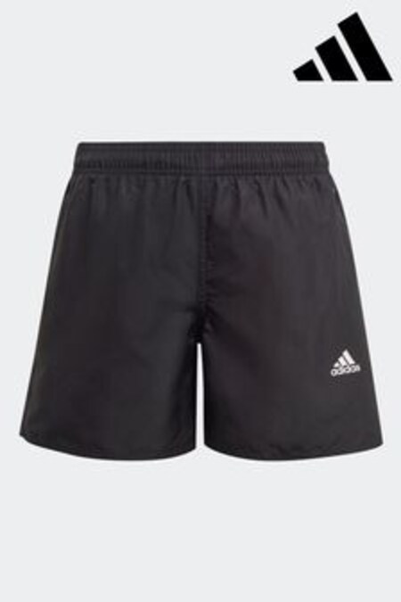 Noir - Shorts de bain Adidas juniors classiques à écusson de sport (290262) | €18